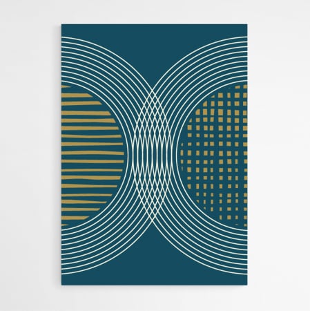 Set 3 tablouri, Intaglio, Stil Abstracte, print pe hartie foto Fine Art, Albastru Crem, postere moderne, pentru casa, birou [3]
