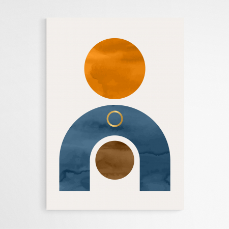 Set 3 tablouri, Intaglio, Stil Abstracte, print pe hartie foto Fine Art, postere moderne, color, pentru living [4]