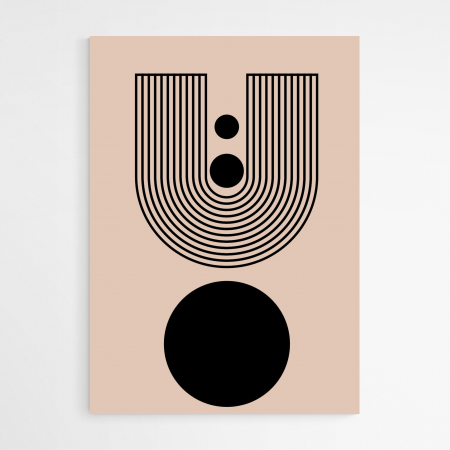 Set 4 tablouri, Intaglio, Stil Abstracte, print pe hartie foto Fine Art, postere moderne, geometrice, pentru dormitor [3]