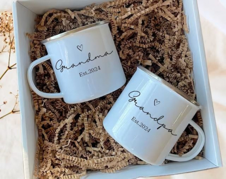 Set cană personalizată pentru botez, părinți sau nași [8]