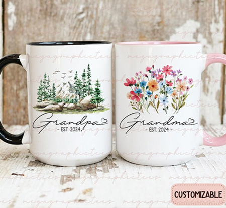 Set căni personalizate pentru Grandpa și Grandma [2]