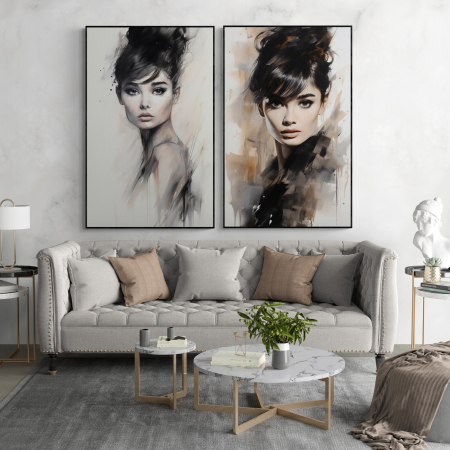 Tablouri cu Celebritati - Tablouri canvas Audrey Hepburn