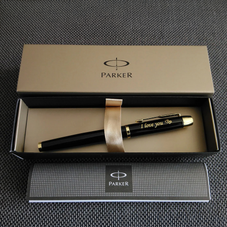 Cadouri personalizate - Stilou Parker Personalizat cu Mesaj Romantic – Cadou Elegant pentru Iubire