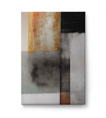 Tablou canvas abstract gri – decor elegant pentru living și hol modern [1]