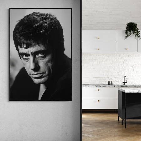 Tablouri cu Celebritati - Tablou Canvas Al Pacino – Portret Monocrom