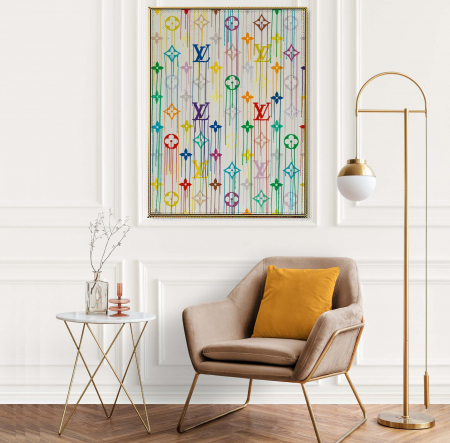 Tablouri Moderne - Tablou canvas, Armani, Louis Vuitton, elegant, pentru living, hol