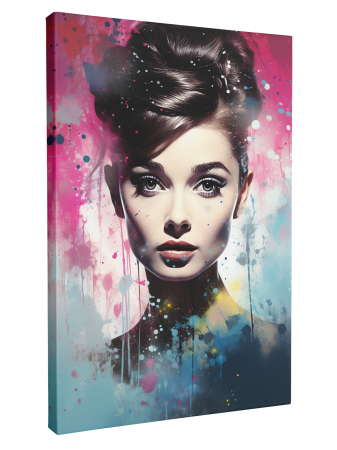 Tablou Canvas  Portret Audrey Hepburn [3]