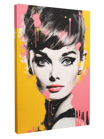 Tablou Canvas  Portret Audrey Hepburn [1]