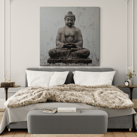 Tablouri Buddha - Tablou cu Buddha în stil minimalist