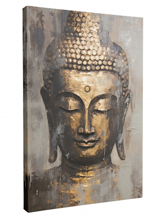 Tablou Canvas „Chipul Meditativ al lui Buddha [1]