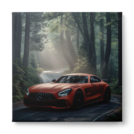 Mercedes-AMG, surprins într-un peisaj forestier enigmatic [1]