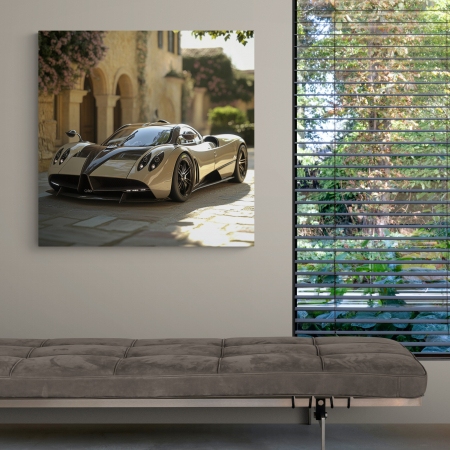 Tablouri cu Masini - Tablou artistic ce prezintă o super mașină Pagani