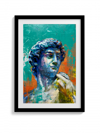Tablou Canvas David Portret Pop Art, [2]
