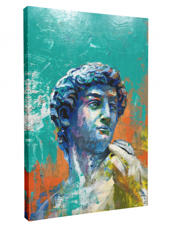 Tablou Canvas David Portret Pop Art, [1]