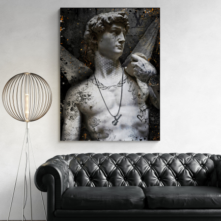 Tablouri cu Celebritati - Tablou Canvas David Tatuat