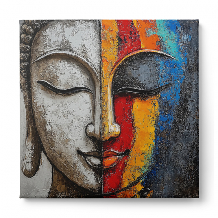 Tablou Canvas Buddha Colorat [1]