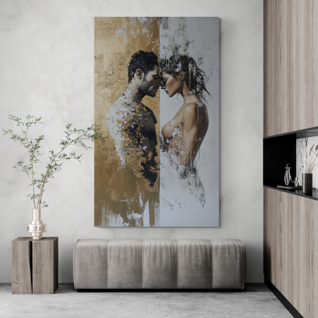 Tablouri Nud - Tablou Canvas Cuplu Nud