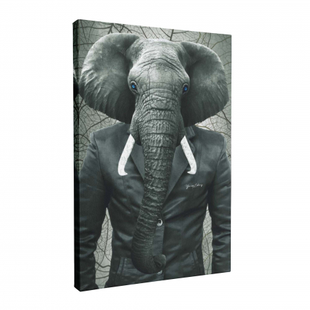 Tablou canvas, Elefant, Burberry, modern, sufragerie, 50 x 70 cm [1]