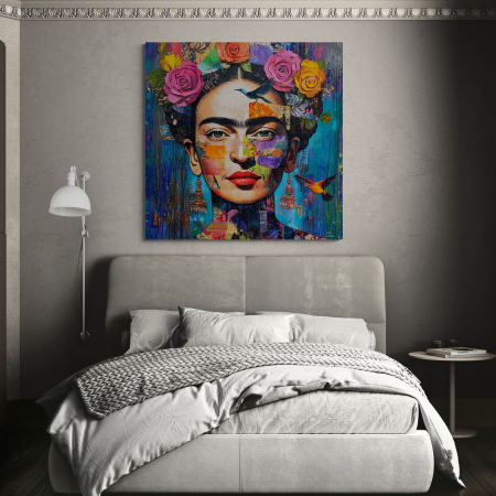 Tablouri cu Celebritati - Tablou Canvas Frida Kahlo – Artă Modernă
