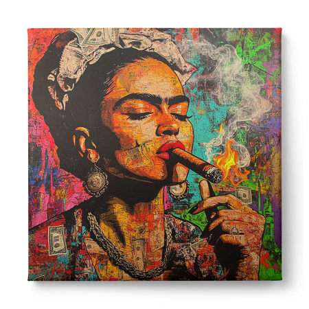 Portret Colorat Frida Kahlo [1]