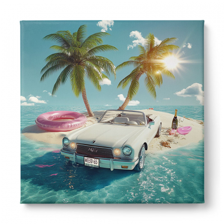 Tablou canvas ce ilustrează un Rolls Royce vintage [2]