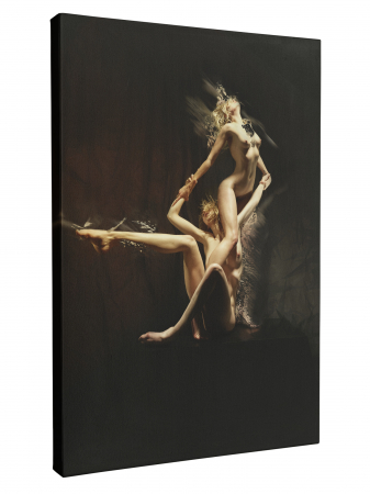 Tablou Canvas Nud Feminin, Eleganță și Expresie Artistică [3]