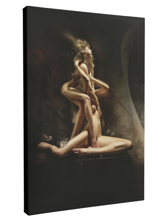 Tablou Canvas Nud Feminin, Eleganță și Expresie Artistică [2]