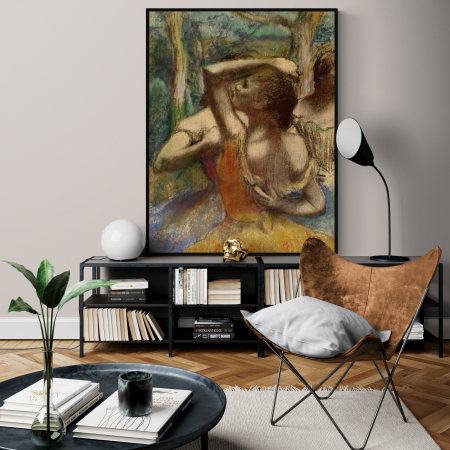 Edgar Degas - Tablou canvas, Intaglio, Clasic, color, Balerina, Dancers de Edgar Degas, print pe panza premium, pentru living