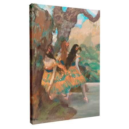 Reproducere modernă pe canvas a dansatoarelor de balet de Degas [1]