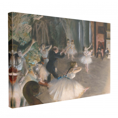 Tablou Canvas - Rehearsal Onstage de Degas, print modern pentru living. [1]