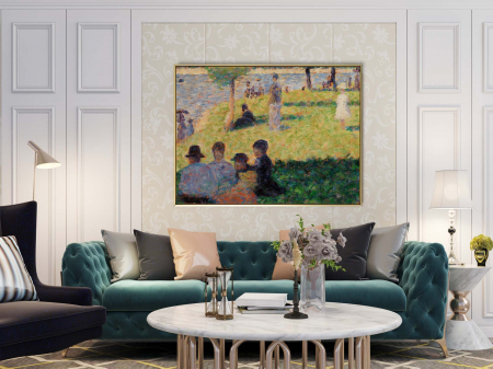 Lucrari celebre - Tablou canvas Intaglio cu figuri abstracte în stil modern