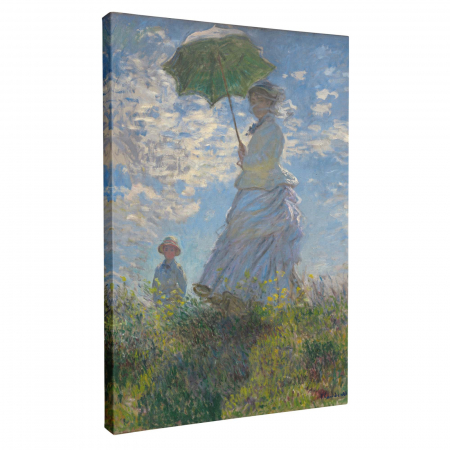 Reproducere tablou Monet, Woman with a Parasol, pe canvas [1]