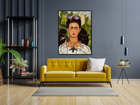 Frida Kahlo - Print modern Frida Kahlo pe canvas pentru living