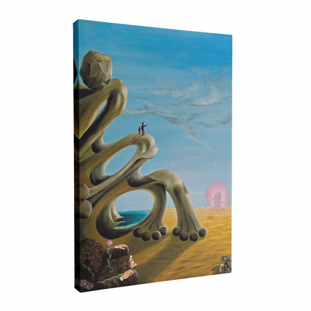 Tablou canvas, Intaglio, color, Suprarealism, Revelatie, print pe panza Premium, pentru living, hol [1]