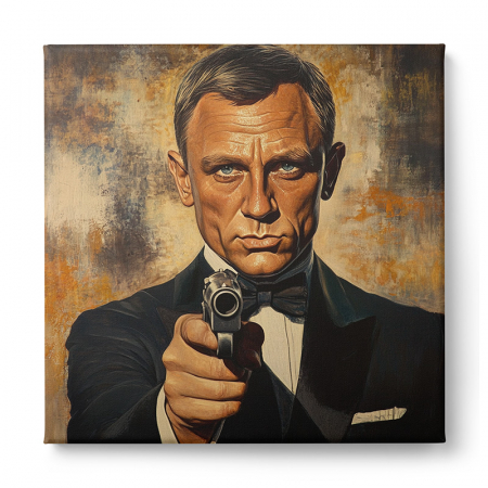 Tablou Canvas James Bond Daniel Craig – Portret Cinematic [1]