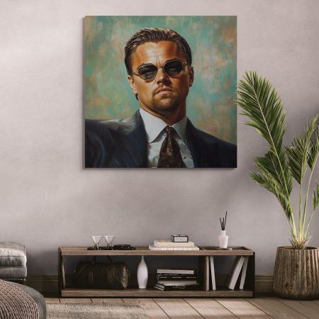 Tablouri cu Celebritati - Tablou Canvas Portret Leonardo DiCaprio