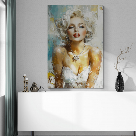 Tablouri cu Celebritati - Tablou Canvas Marilyn Monroe Abstract