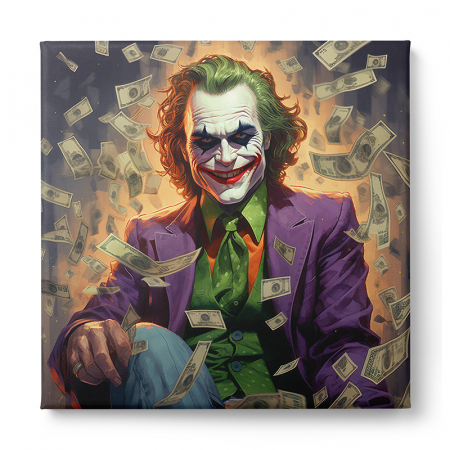Tablou Canvas Joker Bani [1]