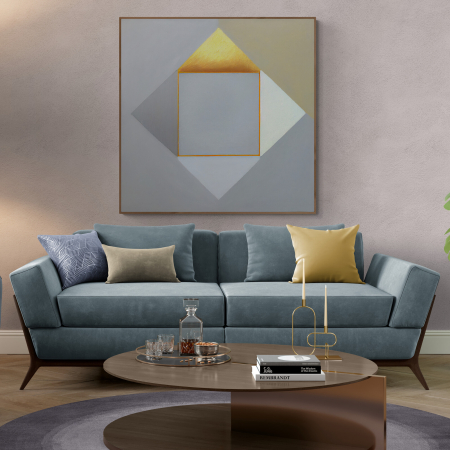 Tablouri Abstracte - Tablou canvas, modern, abstract, minimalist, geometric, pentru living, hol