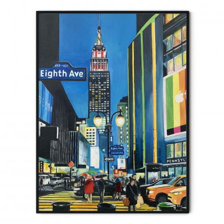 Tablou canvas modern cu arhitectura și străzile din New York. [1]