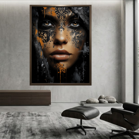 Tablouri Portrete Abstracte - Tablouri Portret Artistic
