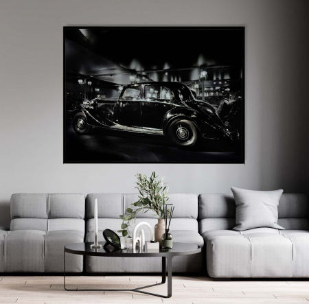 Tablouri cu Masini - Tablou abstract modern Msina Eleganța pentru living.