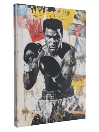 Două tablouri canvas ilustrândul pe baschetbalistul Michael Jordan în acțiune [1]
