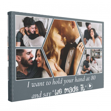Tablouri personalizate Colaje - Tablou canvas colaj cu poze de familie