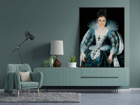 Tablou Canvas Personalizat – Portret regal feminin [1]