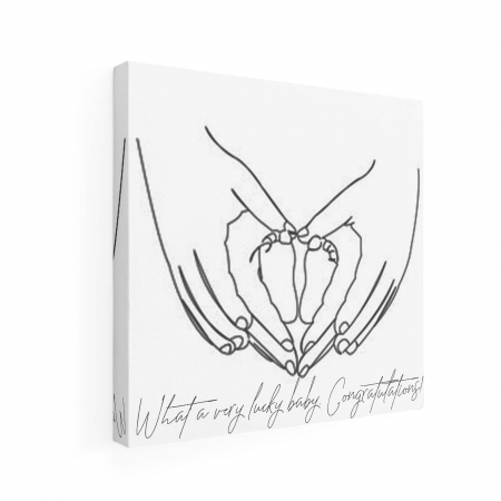 Tablou Canvas Personalizat, Intaglio, print pe panza, cadou pentru  gravide [4]