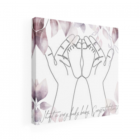 Tablouri personalizate Speciale - Tablou Canvas Personalizat, Intaglio, print pe panza, cadou pentru  gravide