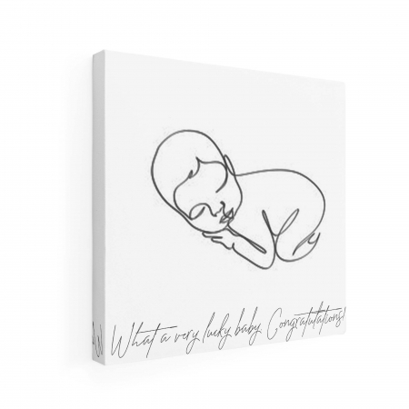 Tablou Canvas Personalizat, Intaglio, print pe panza, cadou pentru  gravide [7]