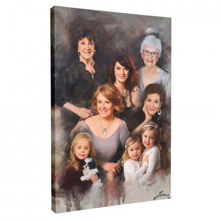 Tablouri personalizate Acuarela - Cadou pentru mama