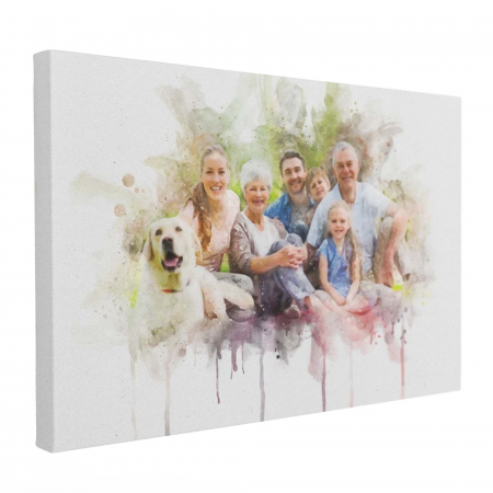 Tablouri personalizate Acuarela - Cadou mama 50 ani